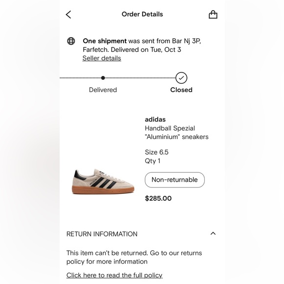 ADIDAS HANDBALL SPEZIAL “ALUMINUM” SNEAKERS - Picture 7 of 8